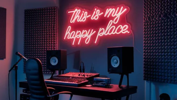 Name neon sign customization